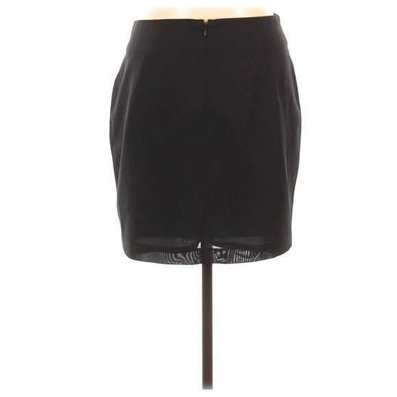 Forever 21 Chiffon Pleated Mini Skirt Lined Black Womens Juniors Large Y2K Club - Picture 2 of 4